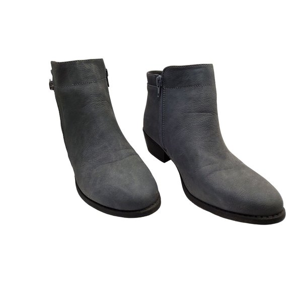 ingaro womens double side zip "mace" 1.5" heel boots. - Picture 2 of 6
